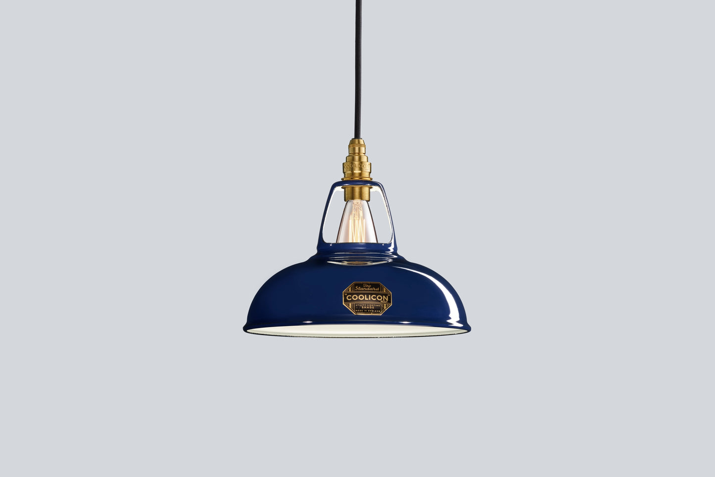 Original Royal Blue Lampshade & Suspension Set