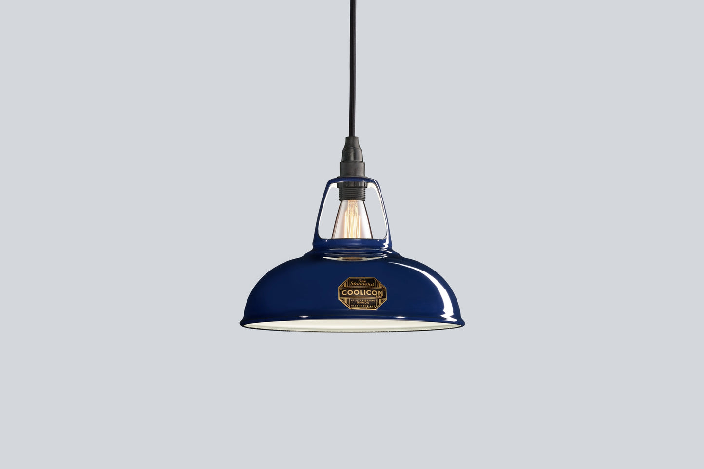 Original Royal Blue Lampshade & Suspension Set