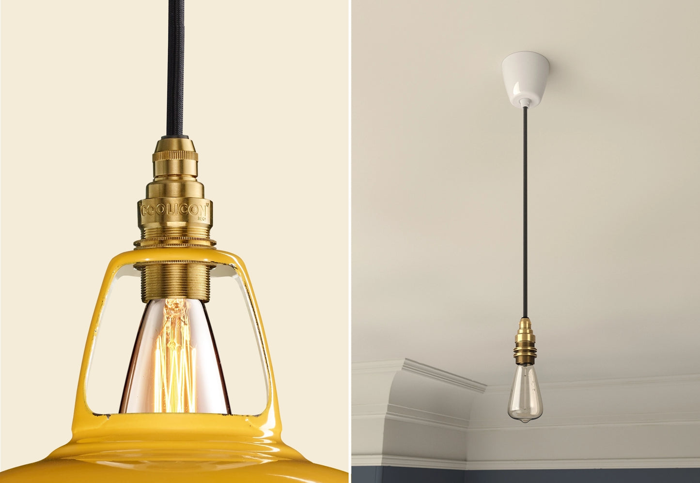 Deep Yellow Lampshade