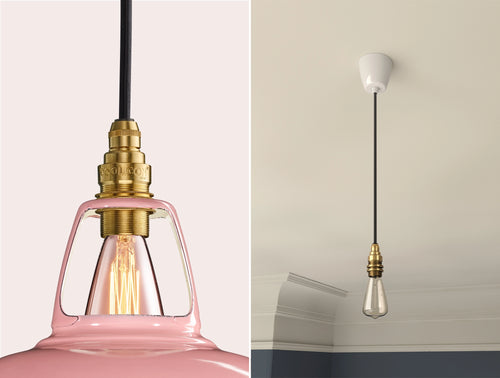 Pink light store fitting