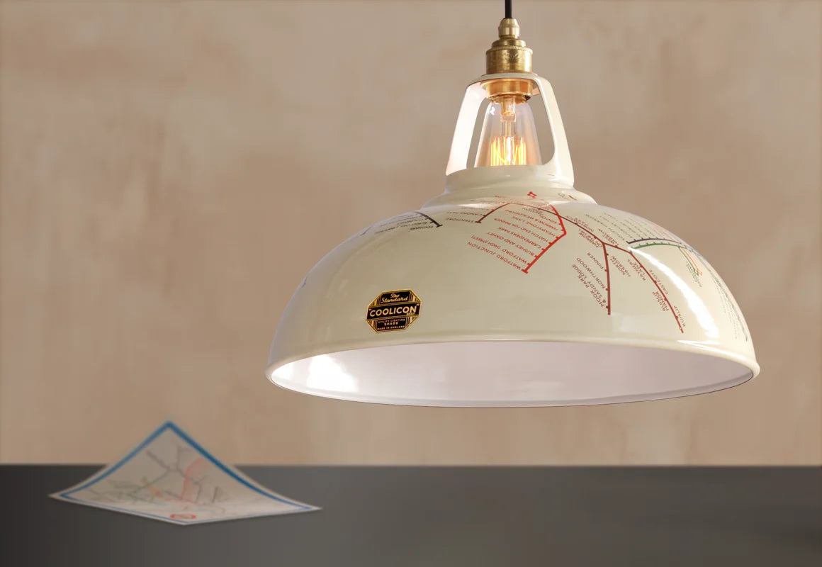 Underground Map Lampshade - Large Size